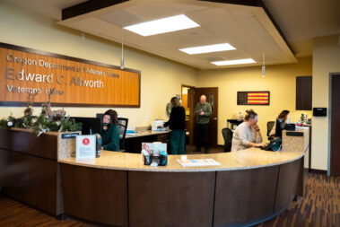 staff behind counter